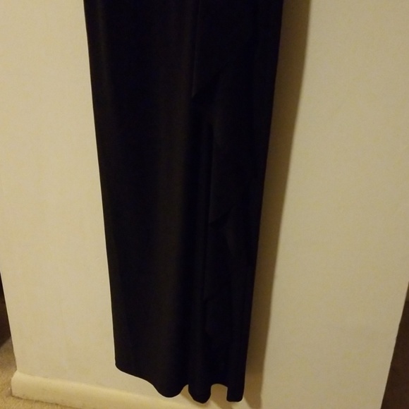 Chaps Evening black evening gown, size 4. - Picture 2 of 5
